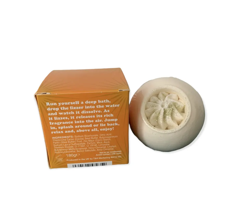 31 x Bath Bubble & Beyond Gold Top Whole Ball Bath Fizzers