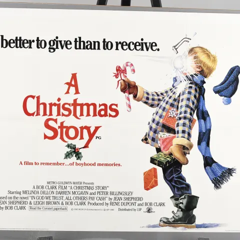 Original "A Christmas Story" Cinema Poster