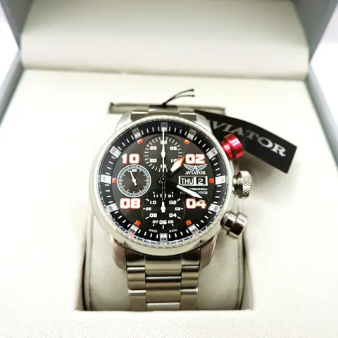 Aviator Professional Automatic P.4.06.0.017.4  Chronograph Watch New Boxed Currently Retails £1763
