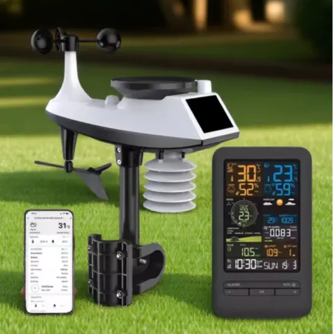 Smart Weather Station With Colour Display, Real-Time Forecast, Multi-Language, Enhanced Connectivity