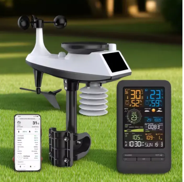 Smart Weather Station With Colour Display, Real-Time Forecast, Multi-Language, Enhanced Connectivity