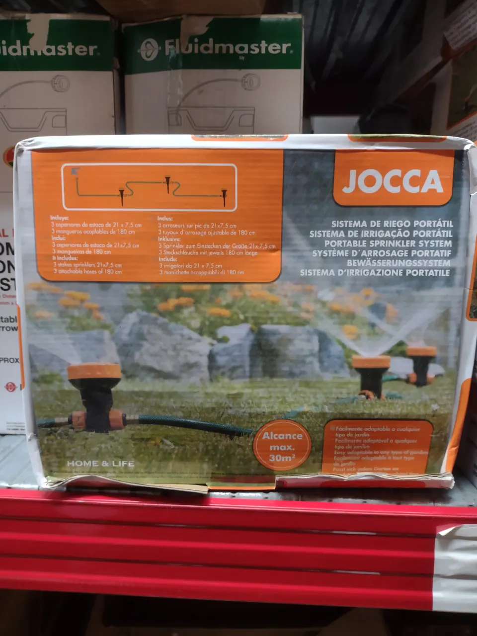 JOCCA 5913 Portable Sprinkler System 3 Sprinklers 5 Settings. RRP £20 - GRADE A