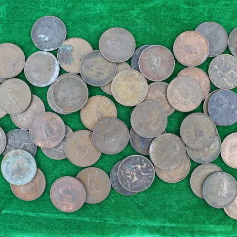 Collection of Farthing Coins