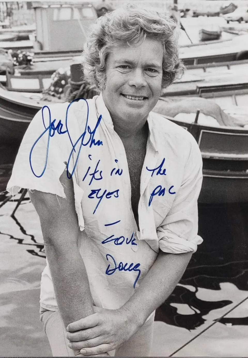 Doug McClure Original Signature