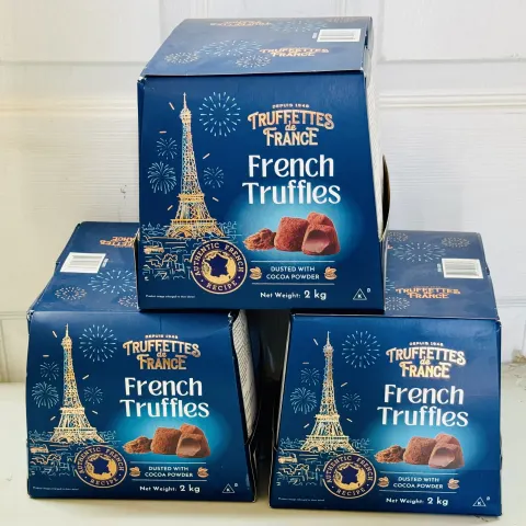 3 x Truffettes Cocoa Dusted Natural Truffles Two 1kg Packs BBE 7/25