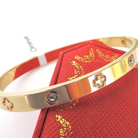 Orrevé 18k Gold Plated Zircon Gemstone Bracelet 'New'