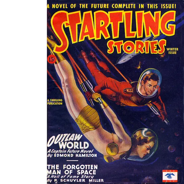 1940’s/50’s Sci-Fi Comic Cover Large Metal Wall Art-9