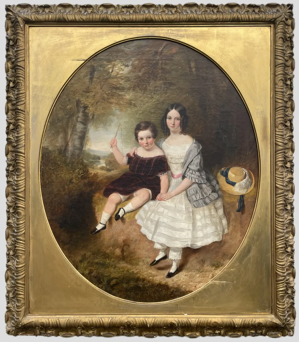 Early 19th Century Portrait by James Bennett H. Smith – Oil on Canvas