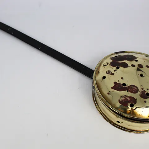 Antique Victorian Brass Chestnut Roaster