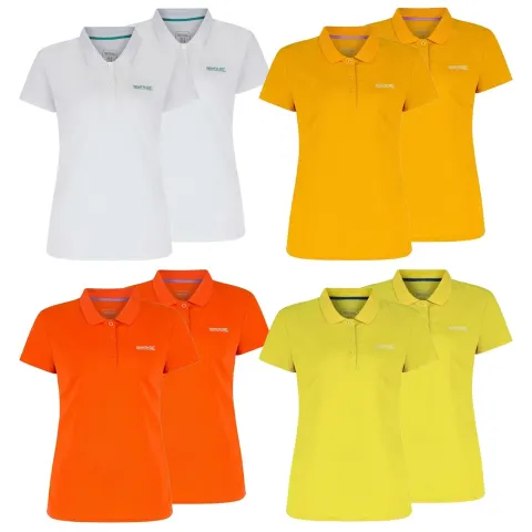 20 Regatta Sizes 14 16 18 20 Mixed Colours Sports Polo Tops