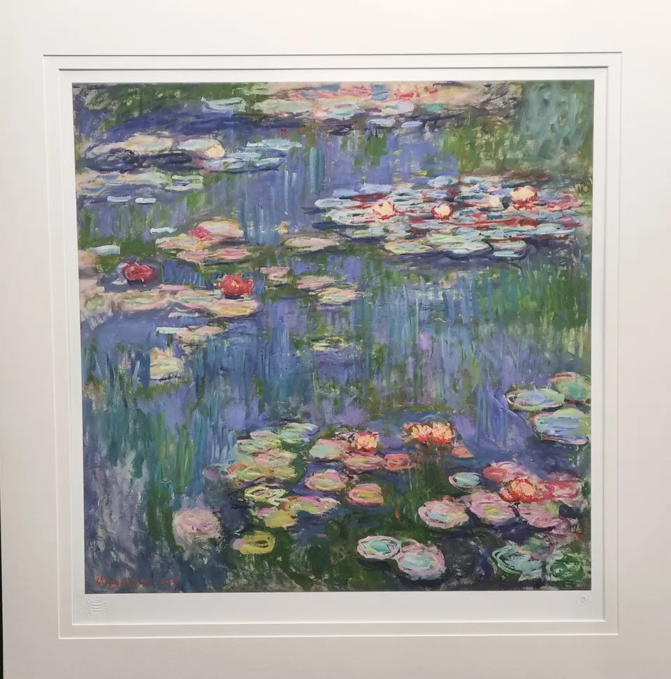 Claude Monet Limited Edition "Water Lilies, 1916" One of only 95 Published.