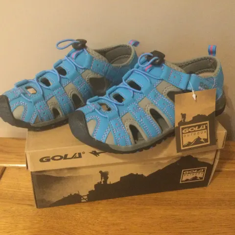 Gola Women's “Shingle 3” Hiking Sandals, Blue/Grey/Pink, Size 3 - Brand New