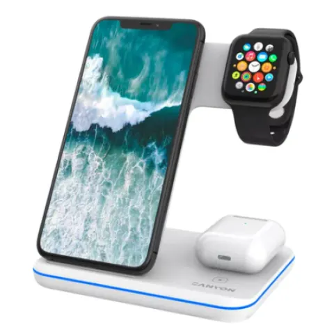 Canyon Wireless Charging Station 3-in-1 WS-303 RRP £39.99 L13a
