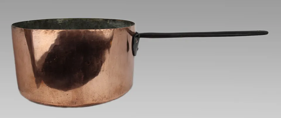 Very Large Georgian Copper Saucepan