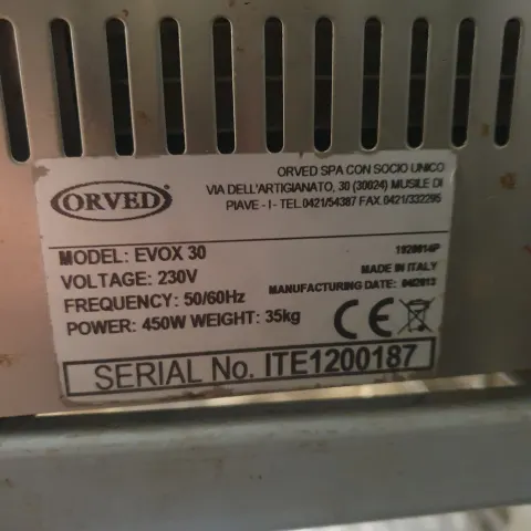 Large Chamber Vacuum Packing Machine. Orved. d.