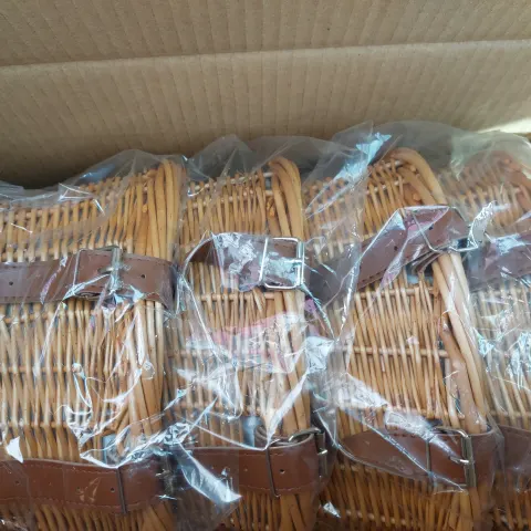Wicker childs bicycle basket x 2
