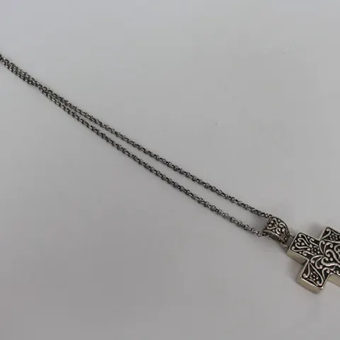 Silver Cross on Chain