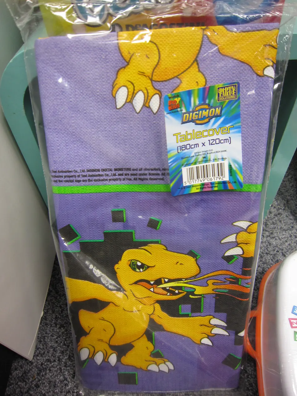 50pcs Brand new Digimon table cloth new and sealed - large size retail packed