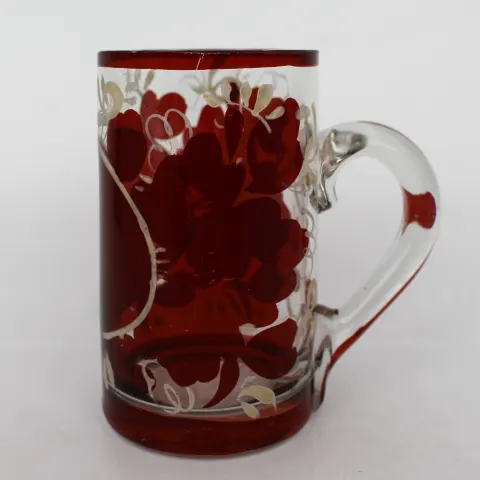 Antique Early 19th Century English Glass Tankard