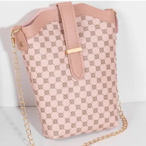 New Fashion Plaid Polka Dot Print Single Shoulder Bag, Casual Oblique Chain Crossbody
