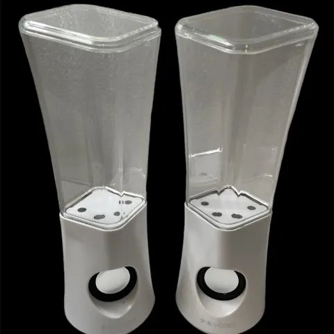 White Dancing Water Speakers