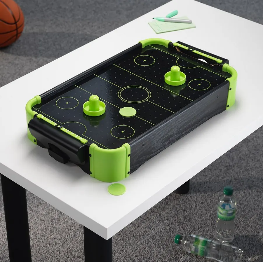 (187/5O) Lot RRP £135. 5x Items. 3x Neon Air Hockey Game Set RRP £25 Each. 1x Electronic Arcade Bas