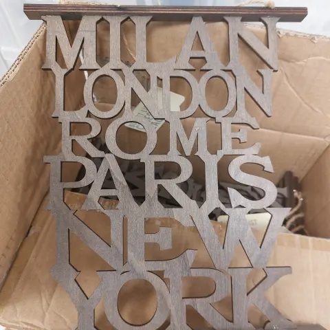 City Bucket List Plaques