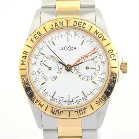 Luxor/GMT Day Date - Gentlemen's Steel Wristwatch