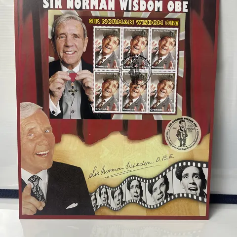 Norman Wisdom Stamp Set