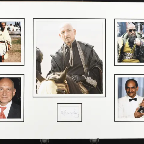 Ben Kingsley Original Signature Presentation