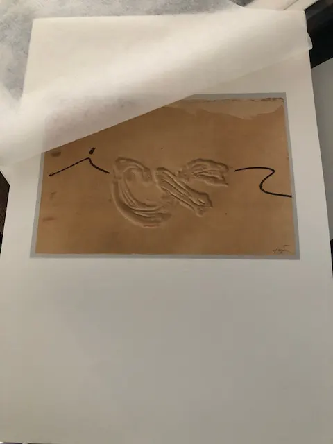 Antoni Tapies (1923-2012) Rare Numbered Lithograph 1982