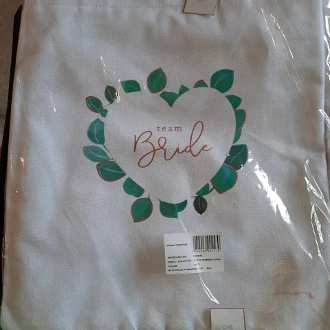 ***NEW*** Team Bride Tote Bag x 5