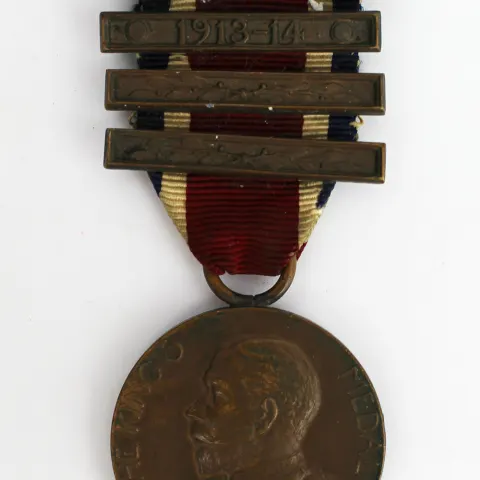 The King's Medal with Bar & Ribbon for L. Sumner