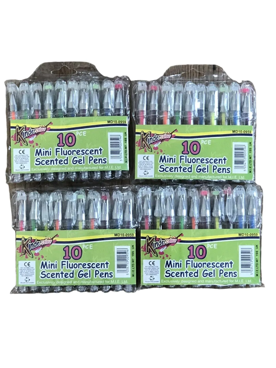 10 x Packs of 10 Mini Gel Pens