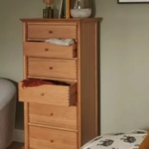 John Lewis Essence Tall 6 Drawer Chest, Oak RRP £649