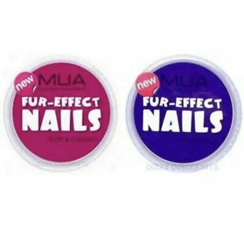 24 x Make Up Acadamy Fur Effect Nails Boo Fluff - RRP £4.50 EACH