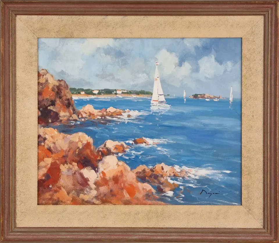 Original Oil By Spanish Artist Benjamin Mas.