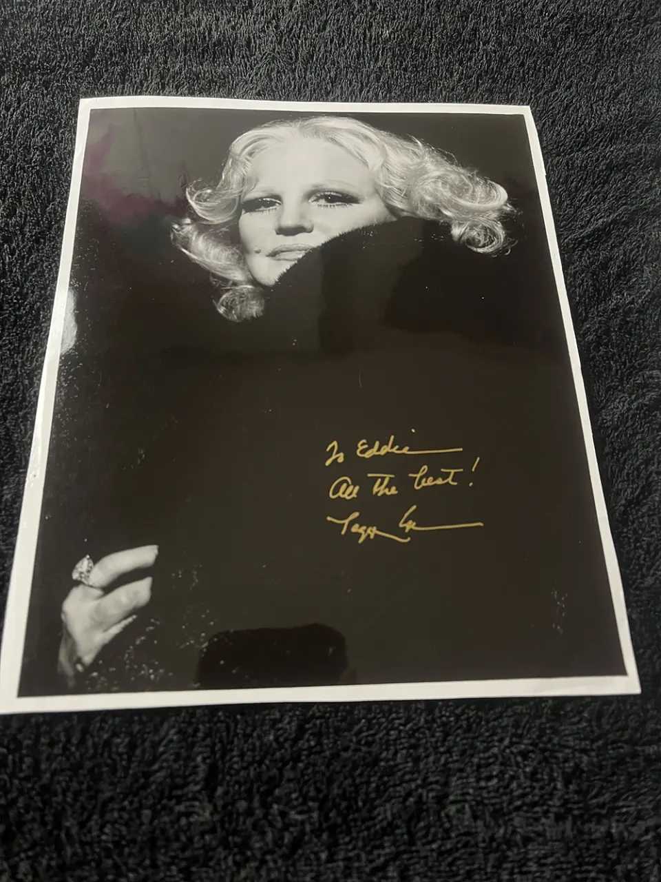 Peggy Lee Signed
