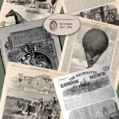 Illustrated London News Antique 162 Years Old Edition 1863 July- Dec Over 600 Pages.