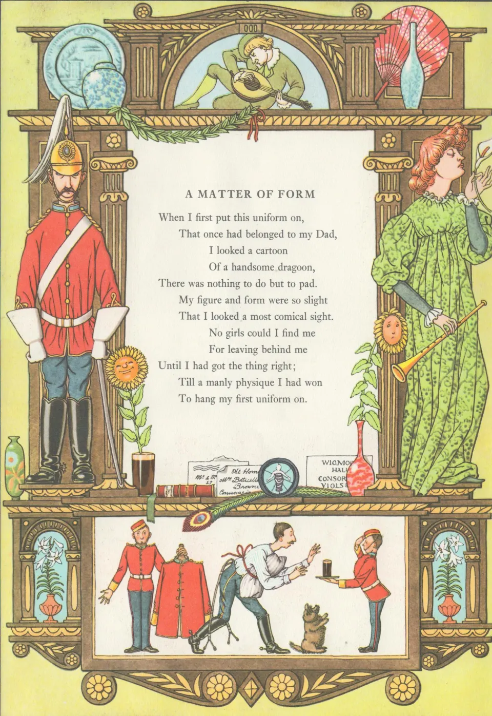Double Sided Guinness Print 1961 " Dad's Uniform & The Nags HeadA Genuine Double Sided