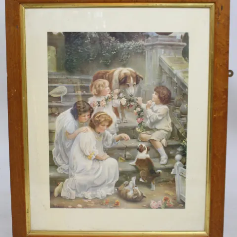 Romantic Print Set in Frame