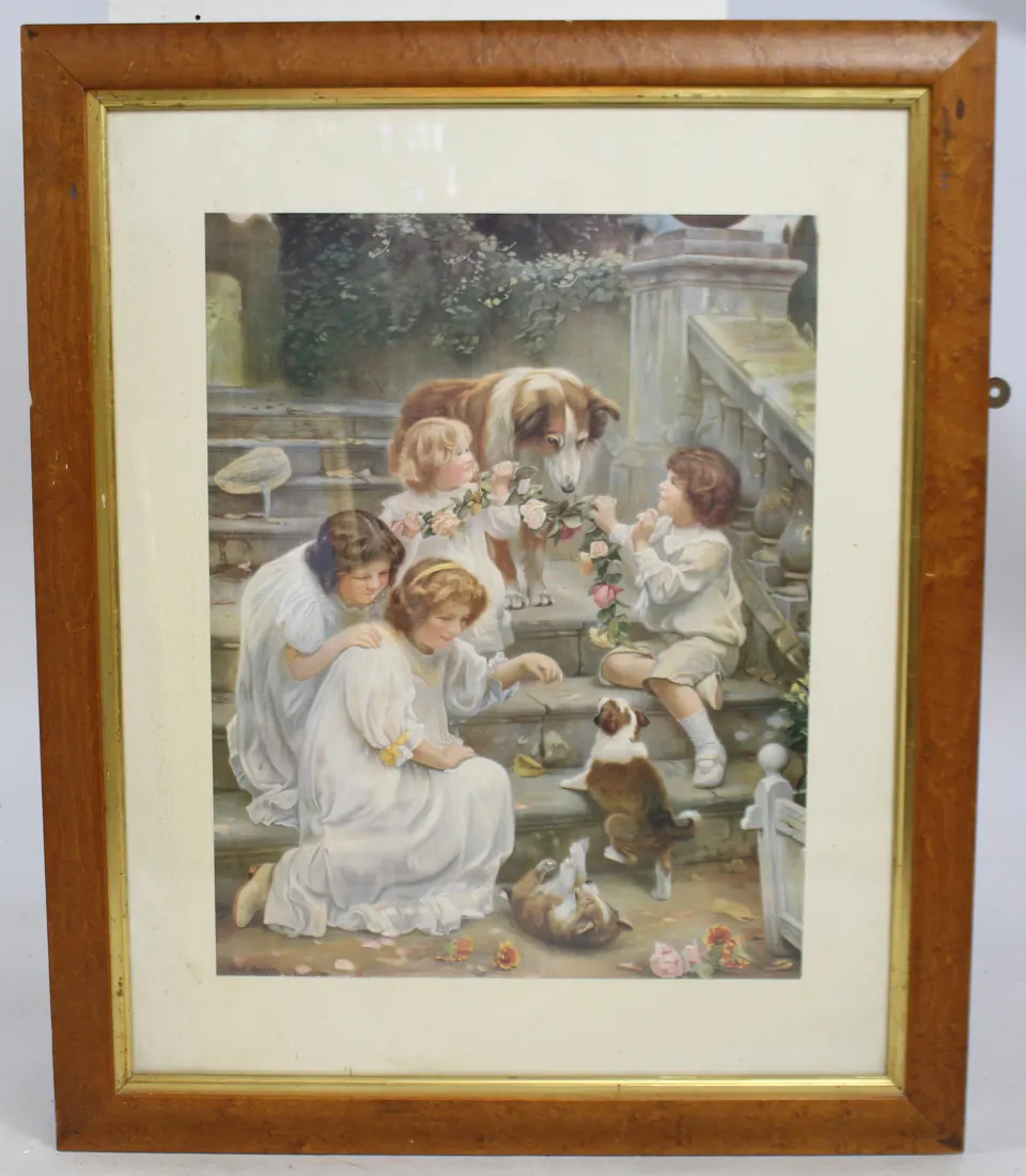Romantic Print Set in Frame