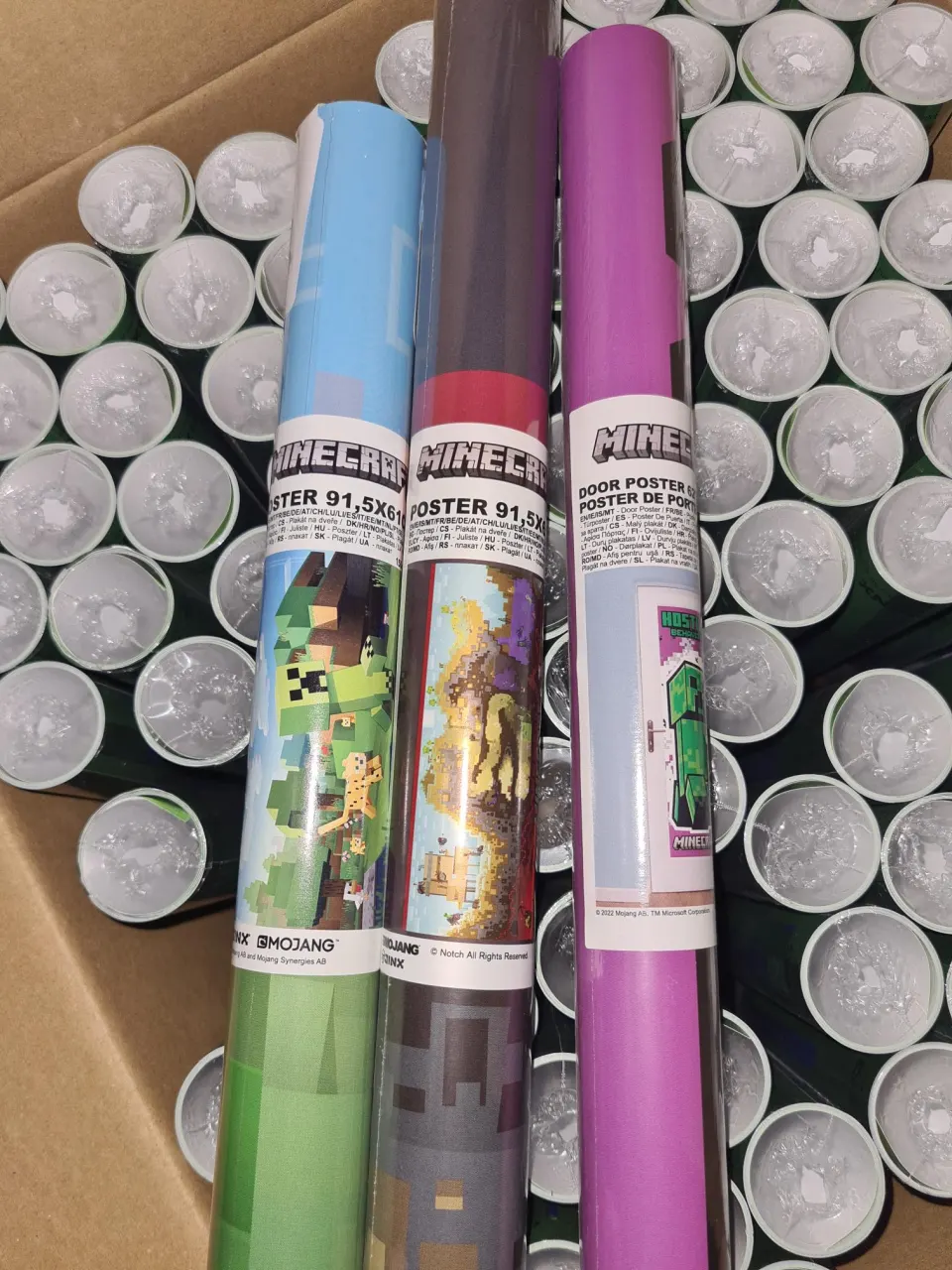 100pcs Brand New Assorted Design Minecraft Posters - RRP £7.99 Each - 50pcs Assorted In Lot