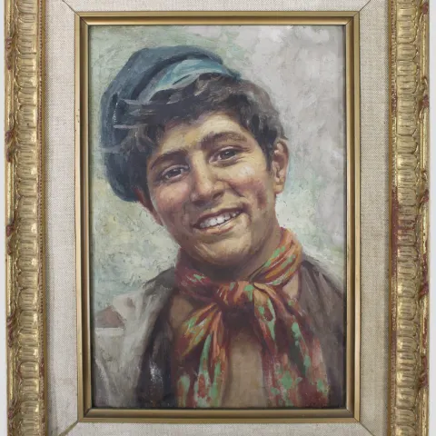 Italian School Portrait of a Neapolitan Youth, c.1920