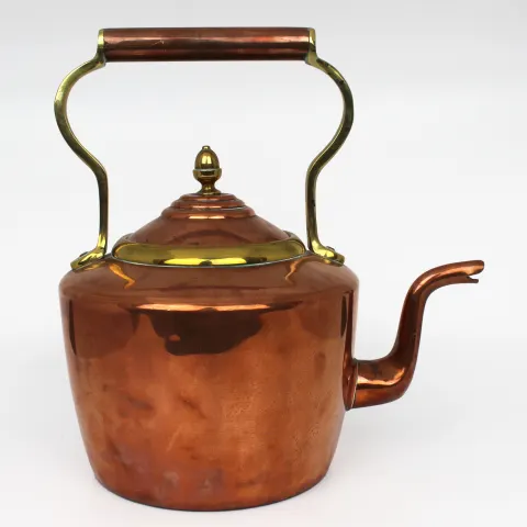 Antique Copper & Brass Kettle