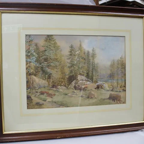 19th c. North American Landscape Watercolour