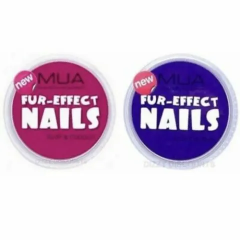 24 x Make Up Acadamy Fur Effect Nails Boo Fluff - RRP 4.50 EACH
