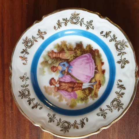 Pre owned small French limoges collecters plate