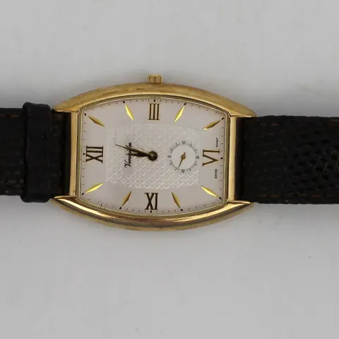 Versailles 9ct Gold Tonneau Wristwatch
