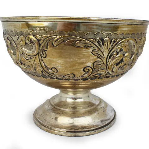 Edwardian Solid Silver Bowl London 1901